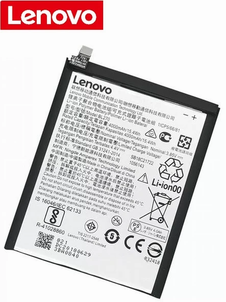 Lenovo K6 K8 Note K53a48 Vibe K6 G G5 Plus 4000mAh BL270 Battery Batarya Pil ürün görseli 1