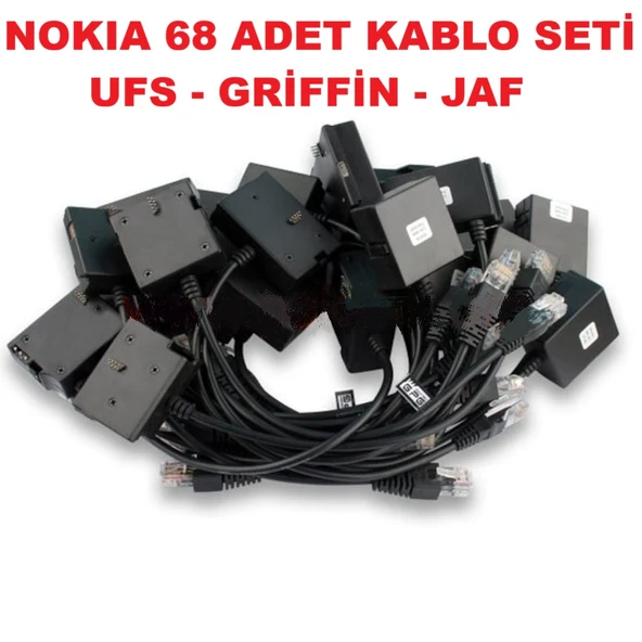 68 Adet Nokia Kablo Seti Ufs Jaf Griffin Program Kablo Seti ürün görseli 1