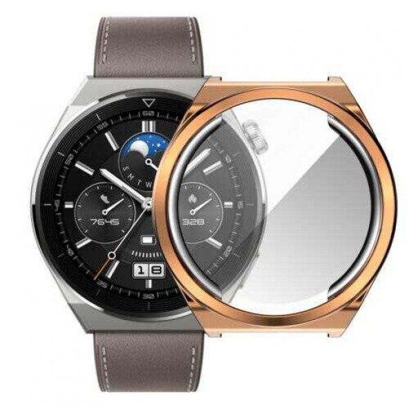 Huawei Watch GT 3 Pro 43mm Lopard Watch Gard 02 Koruyucu Silikon