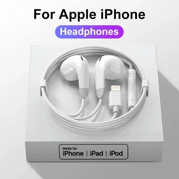 MMTN2FE/A Apple EarPods iPhone 7/7-Plus 8/8-Plus (X/XS/XS-MAX.12/13-PRO/14-PRO MAX ürün görseli 1