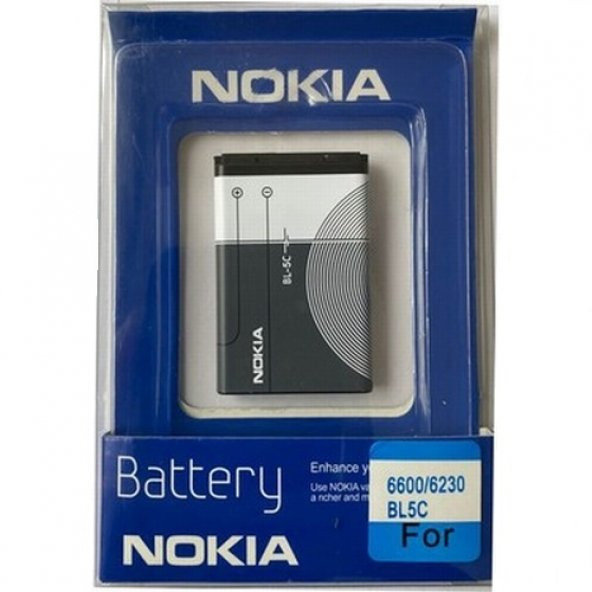 Day Nokia BL-5C 6205 (BL5c 1020 mAh Batarya Pil Orijinal Uzun Ömürlü Yüksek Kapasite)