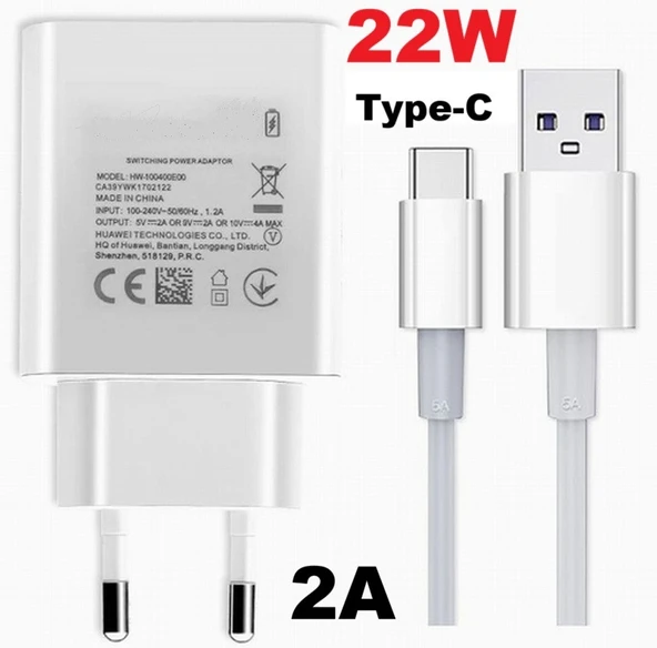 22W 2A Type-C Tüm Cep Telefonlarını Şarj Eder (2 YIL İTHALATÇI GARANTİLİ) ürün görseli 1