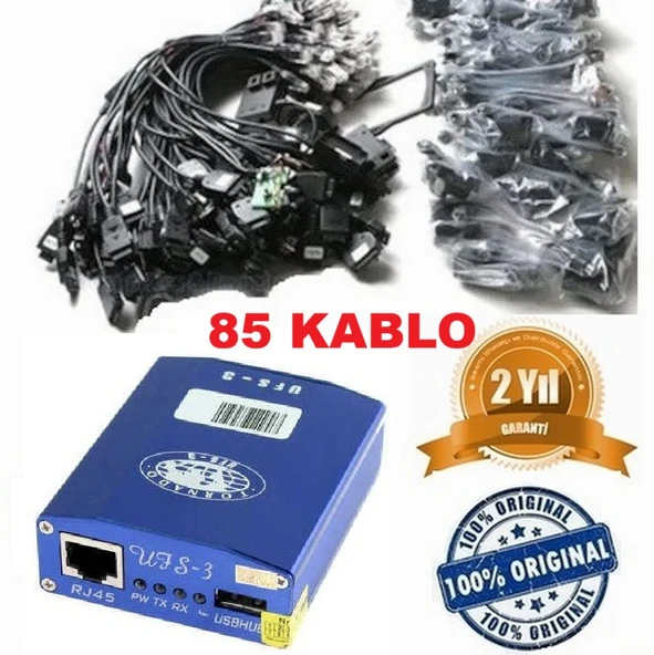85 Adet Kablo Nokia Ericsson Samsung Motorola Lg Sharp Program Cihazı Ufs Box Hediye ürün görseli 1
