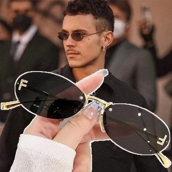 YENİ SEZON POPÜLER 2024 F Model F Siyah BAY BAYAN UNİSEX GÖZLÜK Erkek Güneş Gözlüğü ürün görseli 1