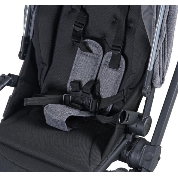 Prego İbiza Plus Bebek Arabası Siyah - 5