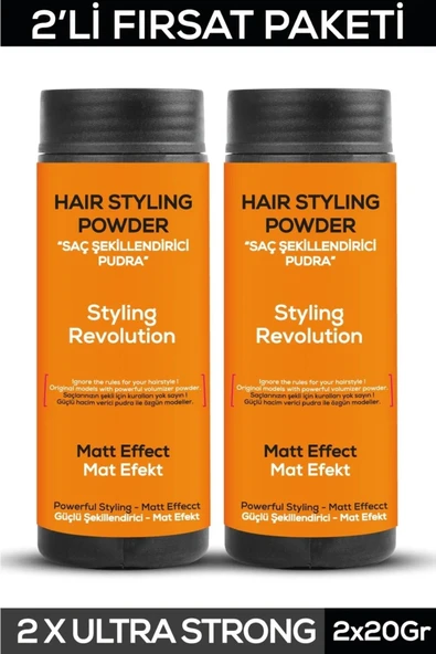 Fontenay Saç Şekillendirici Pudra Toz Wax Ultra Strong + Şekil Tarak'ı + Saç Spreyi 400ml 2 4'lü Set - 2