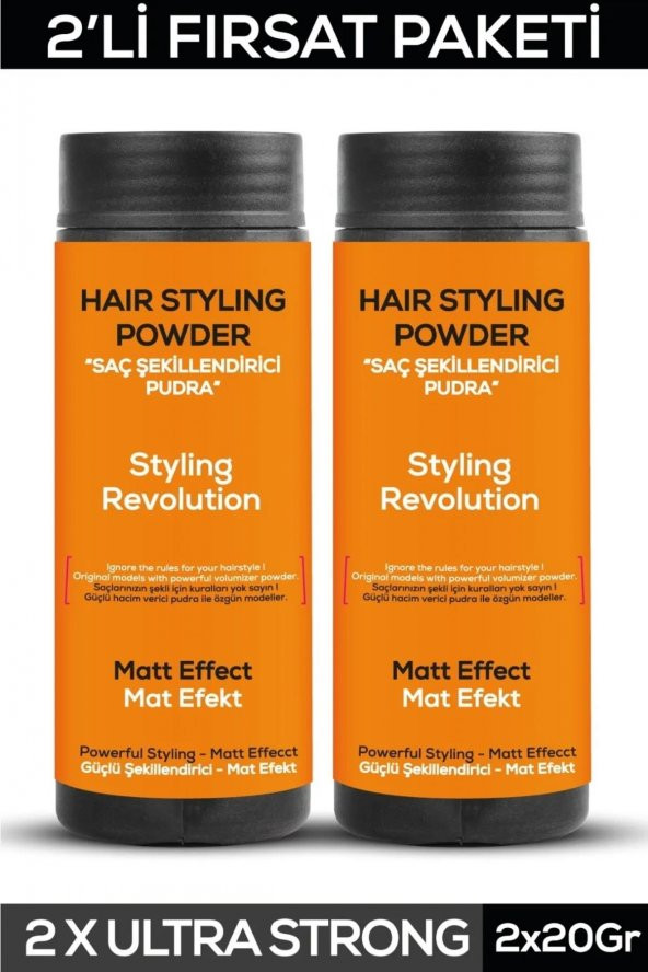 Fontenay Saç Şekillendirici Pudra Toz Wax Ultra Strong + Şekil Tarakı + Saç Spreyi 400ml 4lü Se - 2
