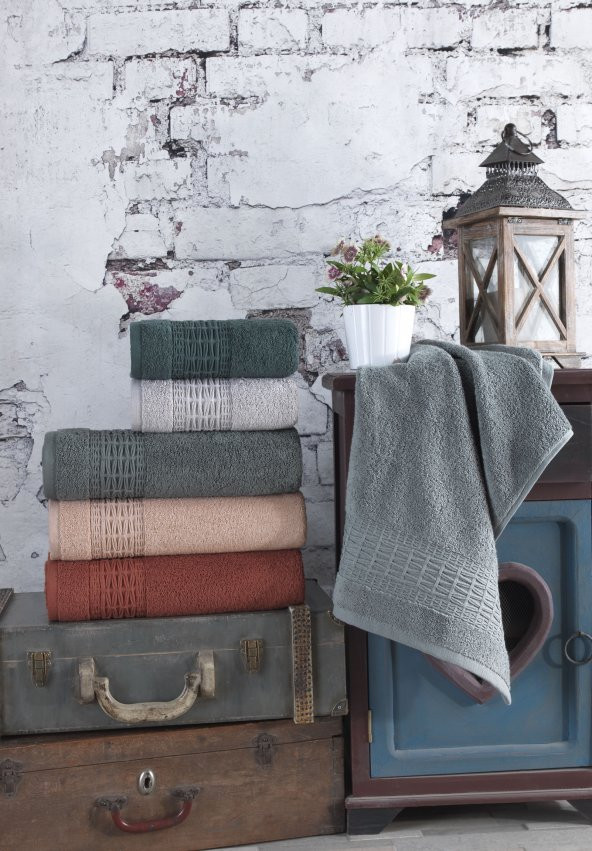 IMPERIAL Cotton 70x140 6 lı Banyo Havlusu Seti