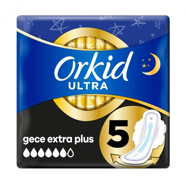 Orkid Ultra Extra Tekli Gece Extra Plus 5li