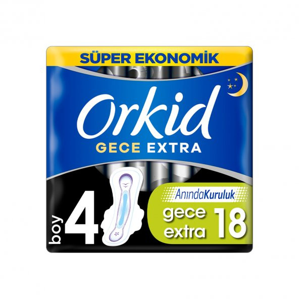 Orkid Ultra Extra Süper Eko Gece Extra 18li