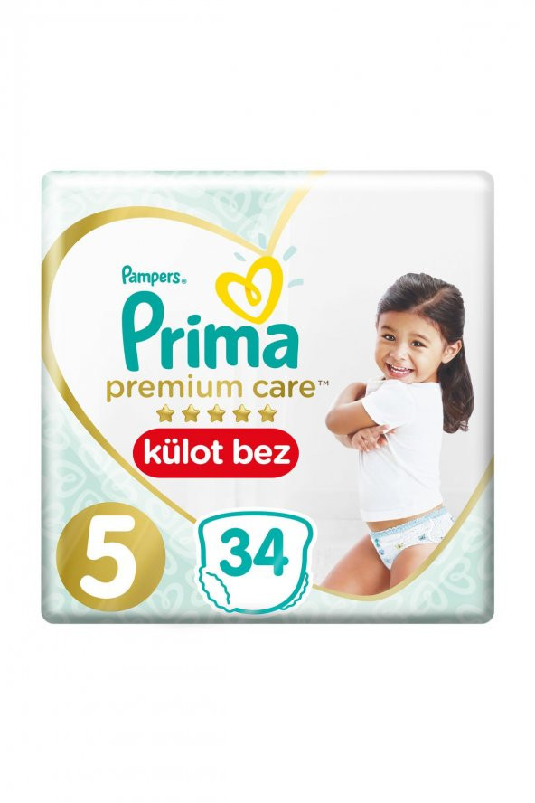 Külot Bez Premium Care 5 Beden 34 Adet