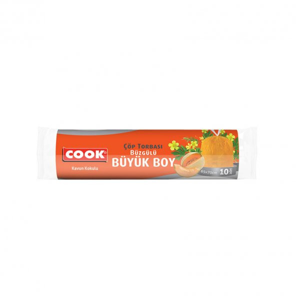 Cook Orta Boy Çöp Torbası Elma Kokulu 15 Adet
