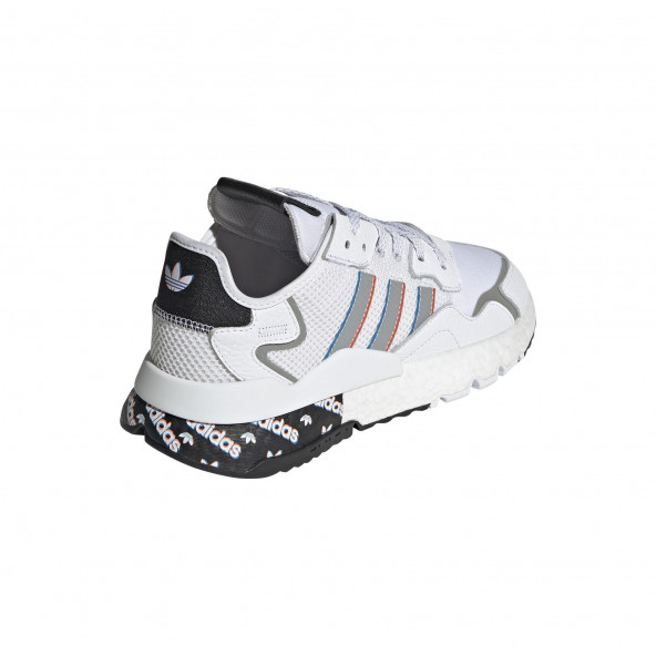 Adidas Nite Jogger Beyaz mavi erkek ayakkabı - 3