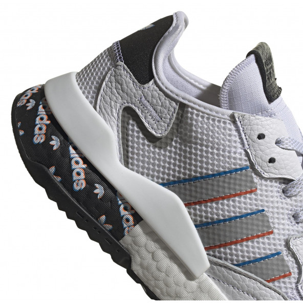 Adidas Nite Jogger Beyaz mavi erkek ayakkabı - 5