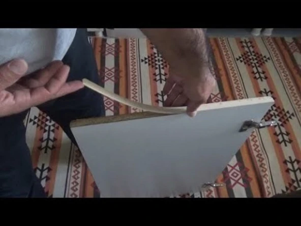 Bay Çağrı Ütü ile Yapışan Kenar Bandı Beyaz Kendinden Tutkallı Band (5 Metre ) - 3