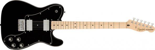 Squier Affinity Tele DLX MN BPG BLK Elektro Gitar (KILIF+JAK+PENA)