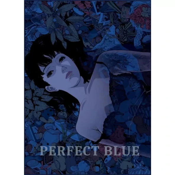Perfect Blue  2 Ahşap Poster 10*20 Cm