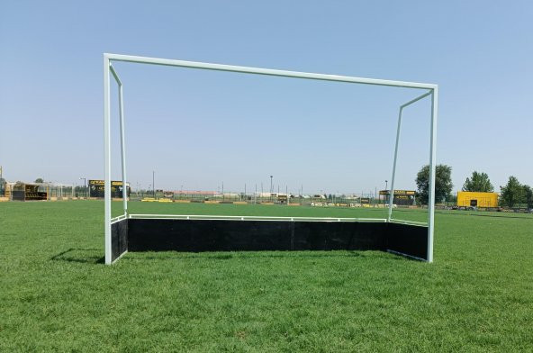 Adelinspor Metal Çim Hokeyi Kale Direği 2,14*3,66*1,2 m - 2