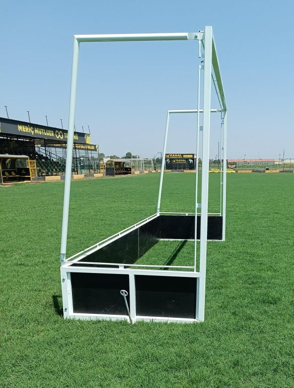 Adelinspor Metal Çim Hokeyi Kale Direği 2,14*3,66*1,2 m - 7