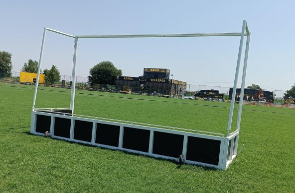 Adelinspor Metal Çim Hokeyi Kale Direği 2,14*3,66*1,2 m - 8