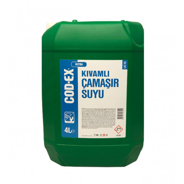 COD-EX Kıvamlı Çamaşır Suyu 4 L