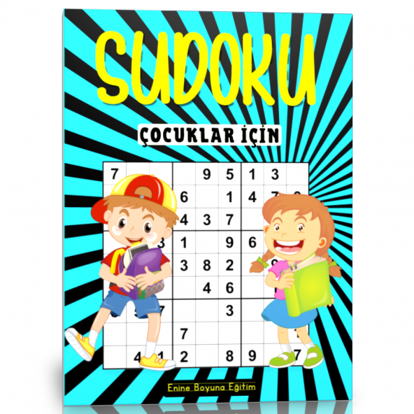 Çocuklar İçin Sudoku Kitabı-Mavi Serisi ürün görseli 1