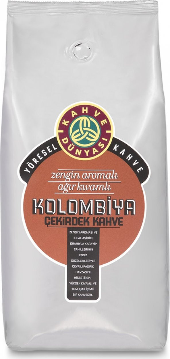 Kahve Dünyası Kolombiya Kavrulmuş Çekirdek 1000 g