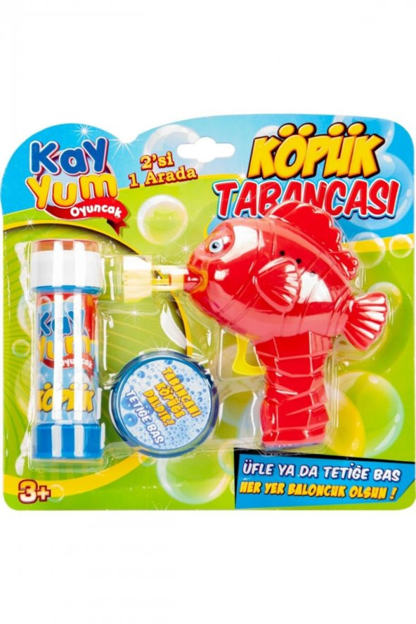 Köpük Tabancası Balık Figürlü Ve Star 0,50lt Baloncuk Sıvısı - 3