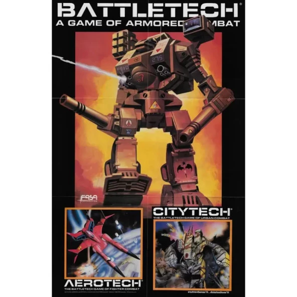 Battletech Oyun  Ahşap Poster 10*20 Cm