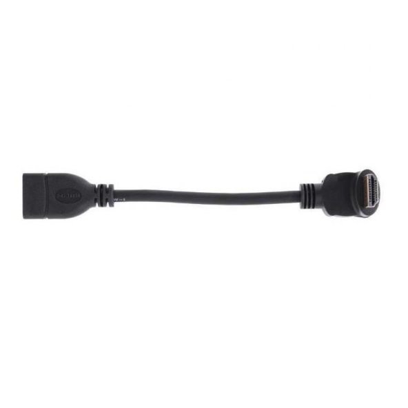 Hdmi Dişi Erkek Uzatma 90 Derece Dirsek Çevirici Dönüştürücü Kablosu - 2