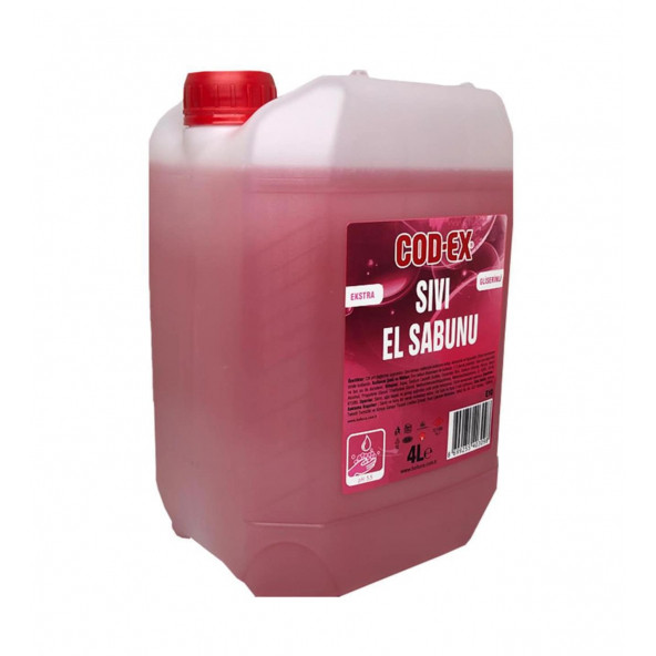 COD-EX Sıvı El Sabunu Krem Kokulu 4 L - 2