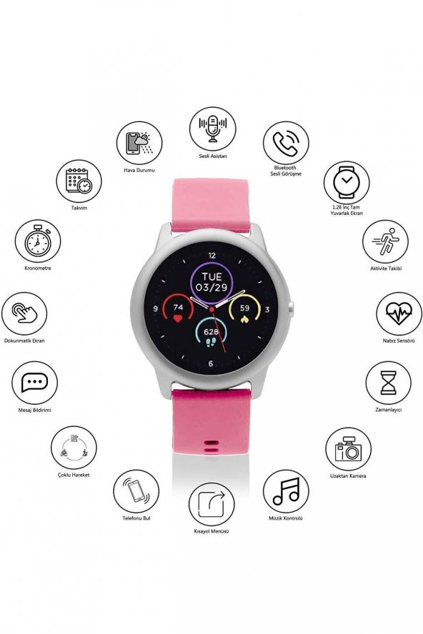 Akıllı Saat Unisex Aktif Arama, Konuşma Modu - Smart Watch - 2