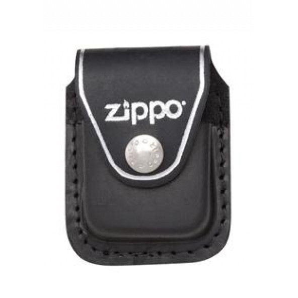 Zippo Orijinal Çakmak Taşıma Kılıfı Deri Klipsli-Siyah Renk-Z249 - 2