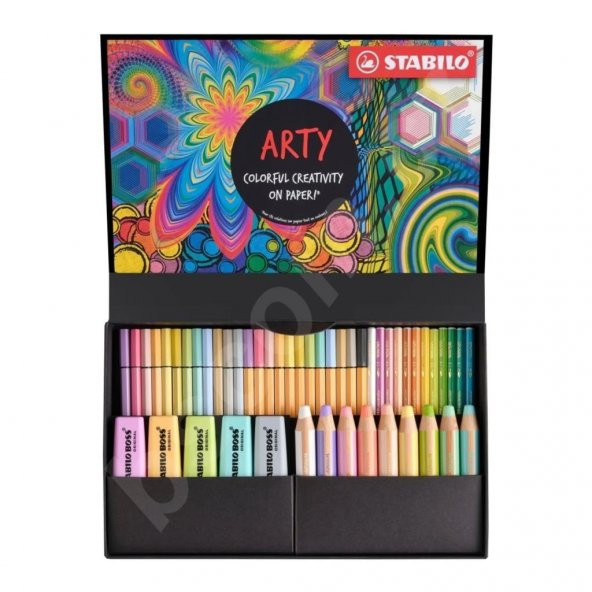 Stabilo Arty Creative Pastel Boyama Seti 50li - 2
