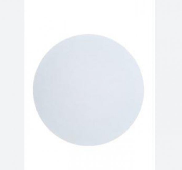 Turta Mendili / Pasta Altlığı White -Beyaz Düz Kenarlı Kalın Yuvarlak 18 cm 10 adet - 3