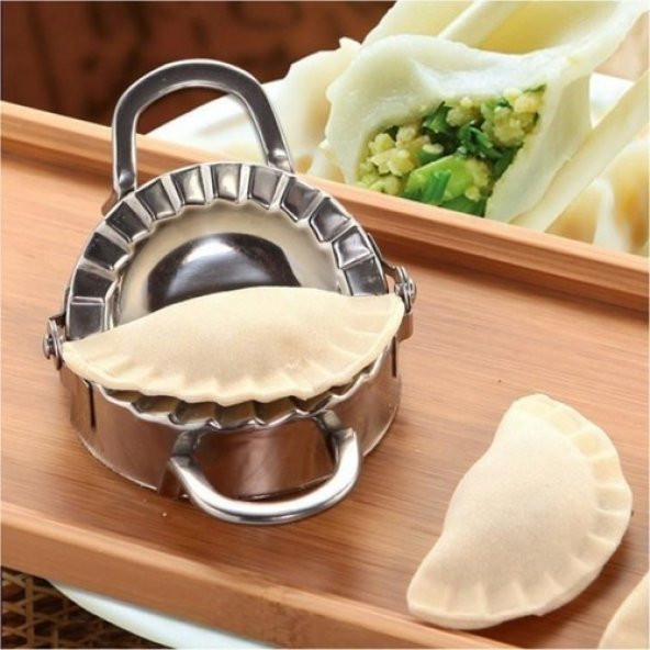 Paslanmaz Çelik Hamur Kesme Kapama  Mantı Börek Poğaca Ravioli Aparatı