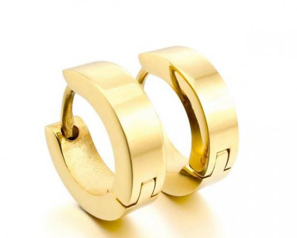 Küpe Çelik Kadın Erkek Halka İthal 316 L Paslanmaz Kararmaz 5 mm - Resim 9