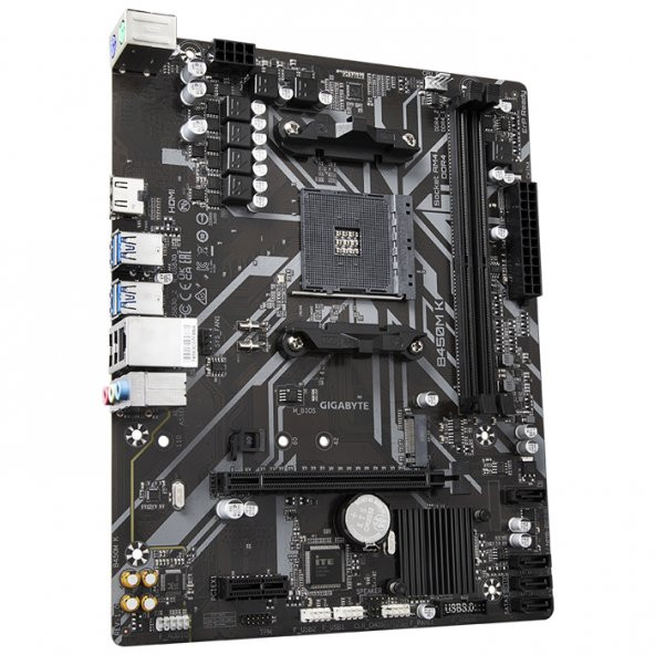 GIGABYTE B450M K AMD B450 DDR4 M2 mATX - 3