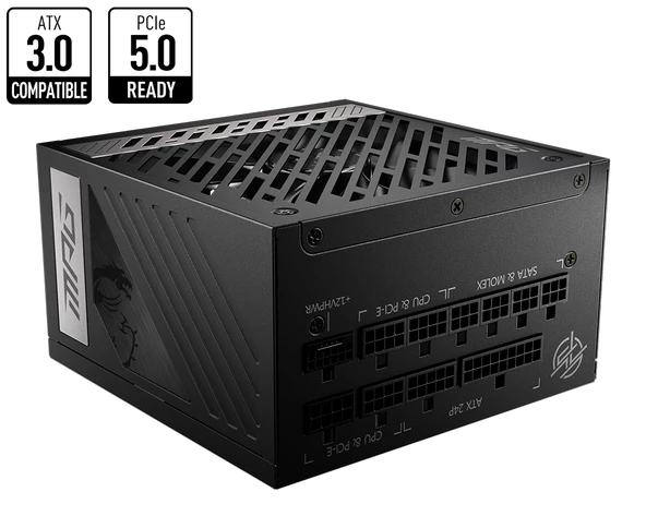MSI MPG A1000G PCIE5 1000W 80+ GOLD POWER SUPPLY