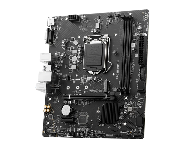 MSI PRO H510M-B 2933MHz DDR4 M.2 USB3.2 mATX 1200p - 3