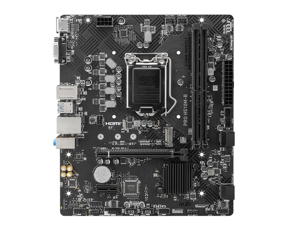 MSI PRO H510M-B 2933MHz DDR4 M.2 USB3.2 mATX 1200p - 2