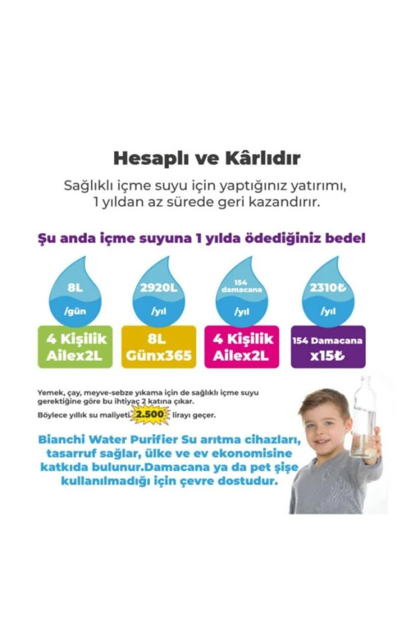 8 Aşamalı Pompalı Alkali-detox Su Arıtma Cihazı - 6