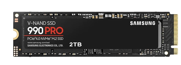 2TB SAMSUNG 990 PRO 7450/6900MB/s M.2 NVMe MZ-V9P2T0BW (Resmi Distribütör Garantili)