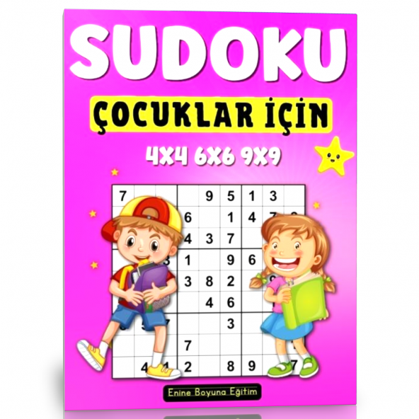 Çocuklar İçin Sudoku Kitabı (Pembe Serisi) ürün görseli 1