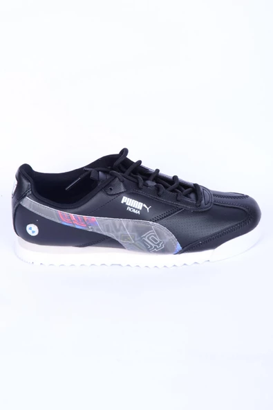Puma 307780-01 Bmw Mms Roma Via Siyah-Beyaz Erkek Spor Ayakkabı