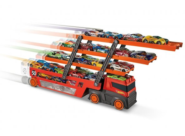 Hot Wheels Mega Tır- Turuncu GHR48 - 5