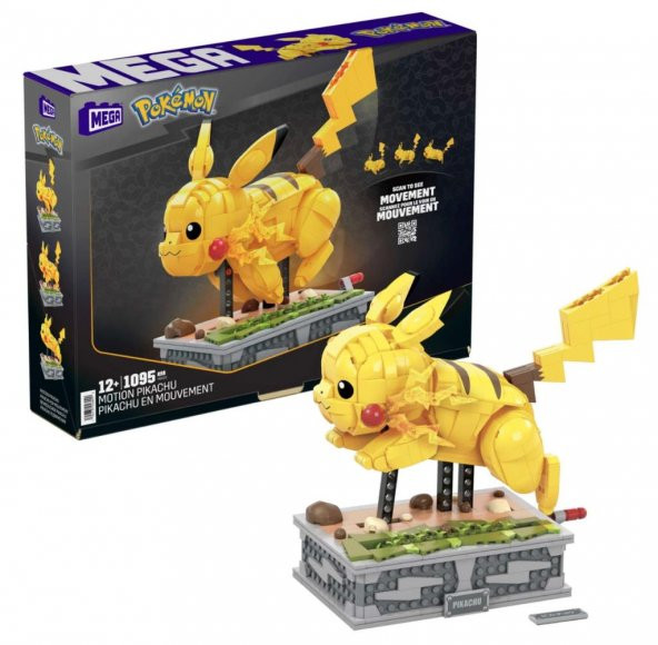 MEGA Pokemon Hareketli Pikachu Yapı Seti HGC23