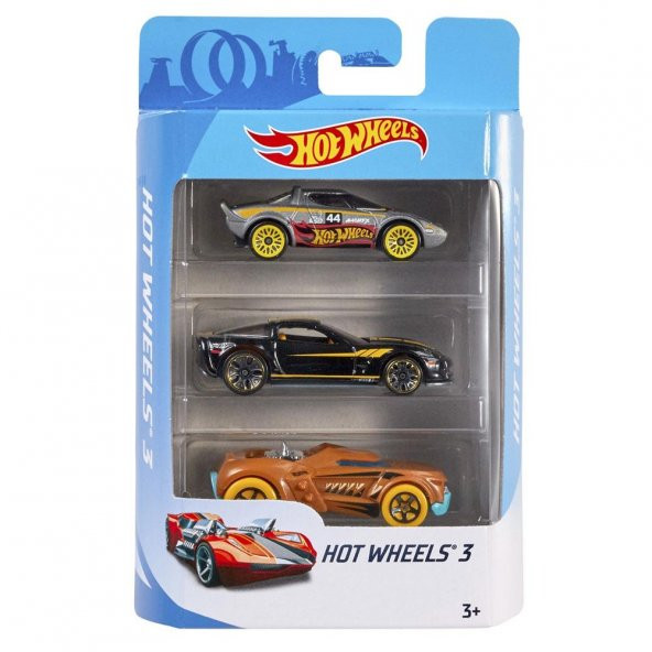 Hot Wheels Üçlü Araba Seti K5904