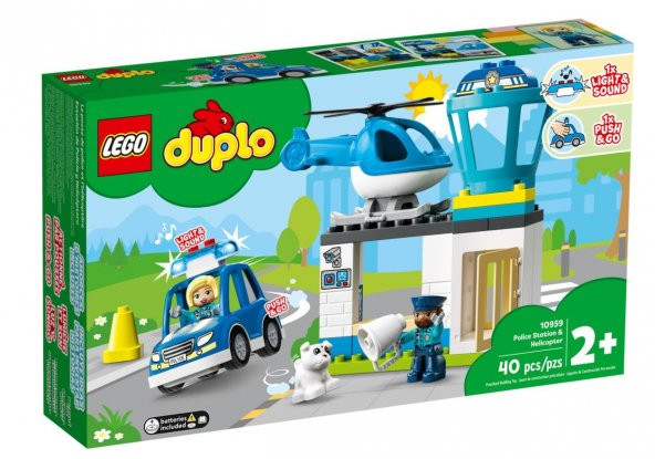 Lego Duplo Kurtarma Polis Merkezi ve Helikopter 10959