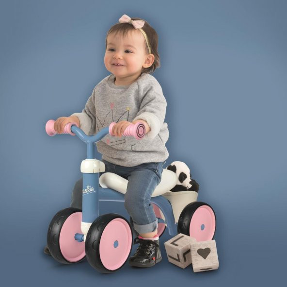 Smoby Rookie 4 Tekerlekli Bingit Bisiklet - Pembe 721401 - 4